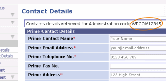 WorldPay Administration Code (Company ID)